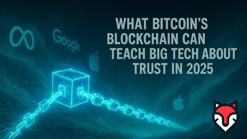 What Bitcoin’s Blockchain Can Teach Big Tech About Trust in 2025